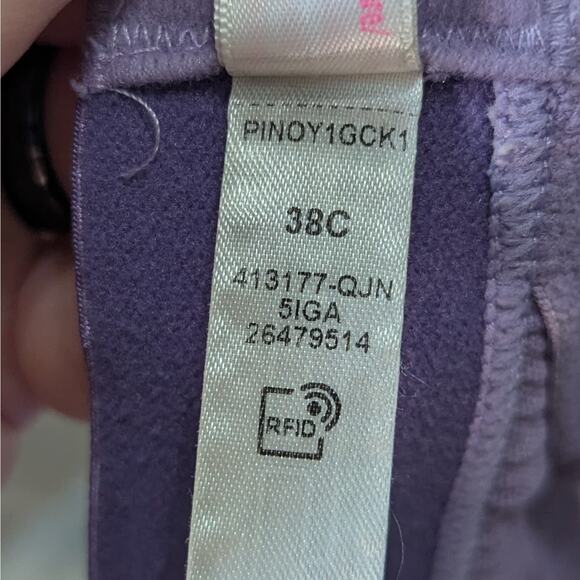 VS PINK Wear Everywhere Wireless Lightly Lined Purple Tie Dye Bra Size 38C - Picture 6 of 8